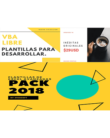 Pack 2018 - Plantillas Avanzadas JFKSOFT