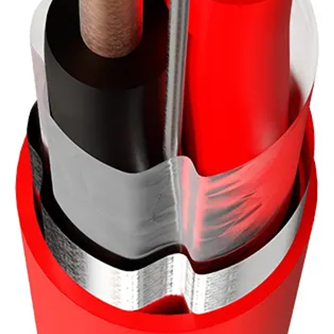 Cable De Incendios Blindado 16awg 305mts Rojo 3