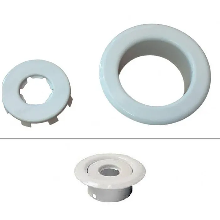 Embellecedor Rociador Con Roceta Blanca Ul/fm 1/2