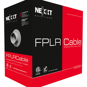 Cable De Incendios Blindado Fplr 18awg 305mts Rojo
