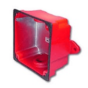 Caja interperie para sirena estroboscopica 4.33x1.55x4.33 pulgadas