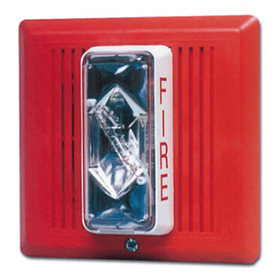 SIRENA CON ESTROBOSCOPICA ROJA EDWARDS 757-7A-T