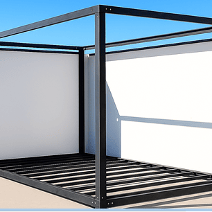 ESTRUCTURA MODULAR  6.00 LARGO X 3.00 ANCHO X 2.44 ALTO