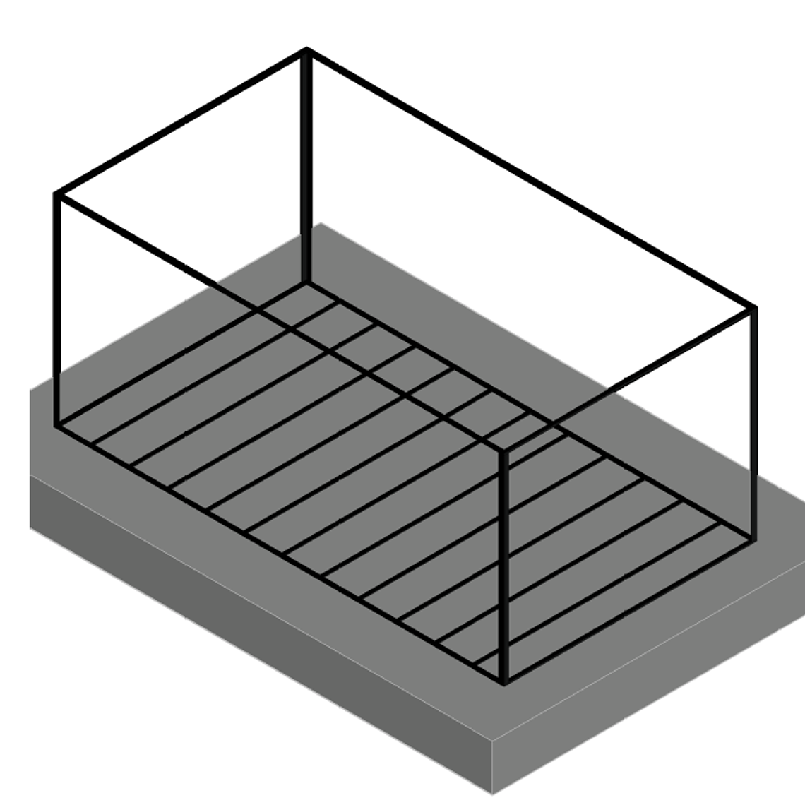 ESTRUCTURA MODULAR  4.50 LARGO X 2.40 ANCHO X 2.44 ALTO 2
