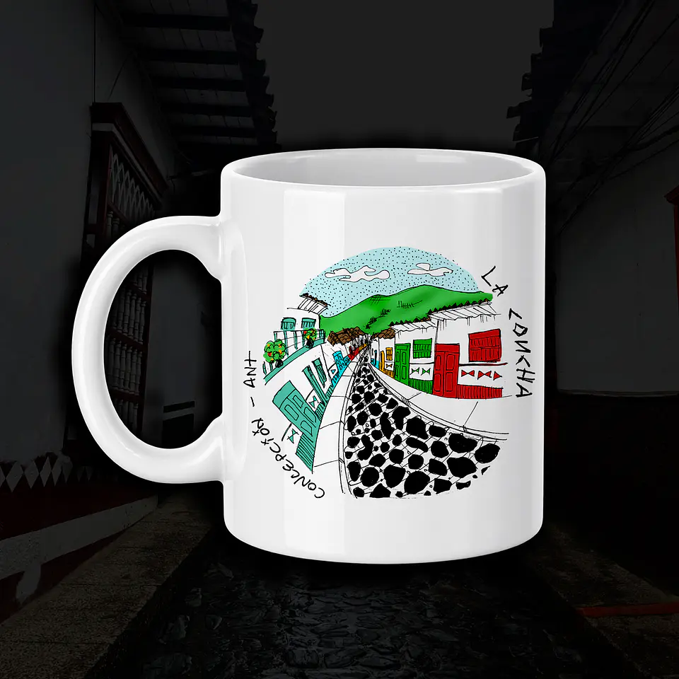 Taza: la concha, concepción 1