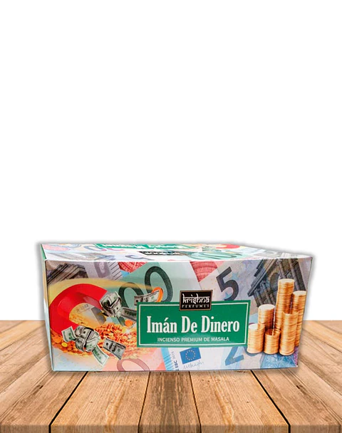 Incienso Krishna Premium Imán de Dinero 15 grs