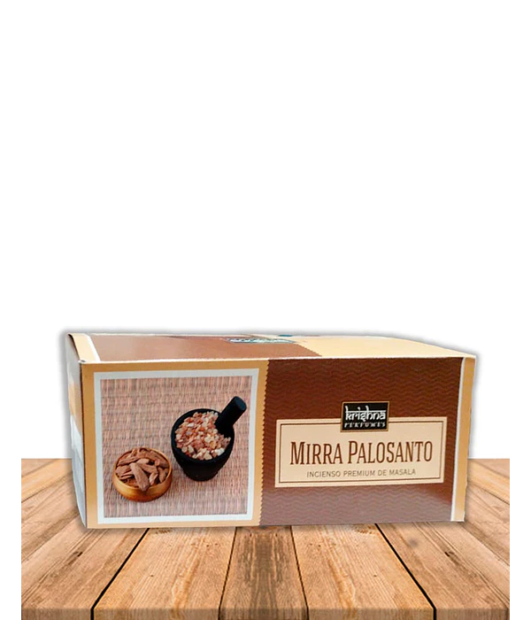 Incienso Krishna Premium Mirra Con Palo Santo 15 grs