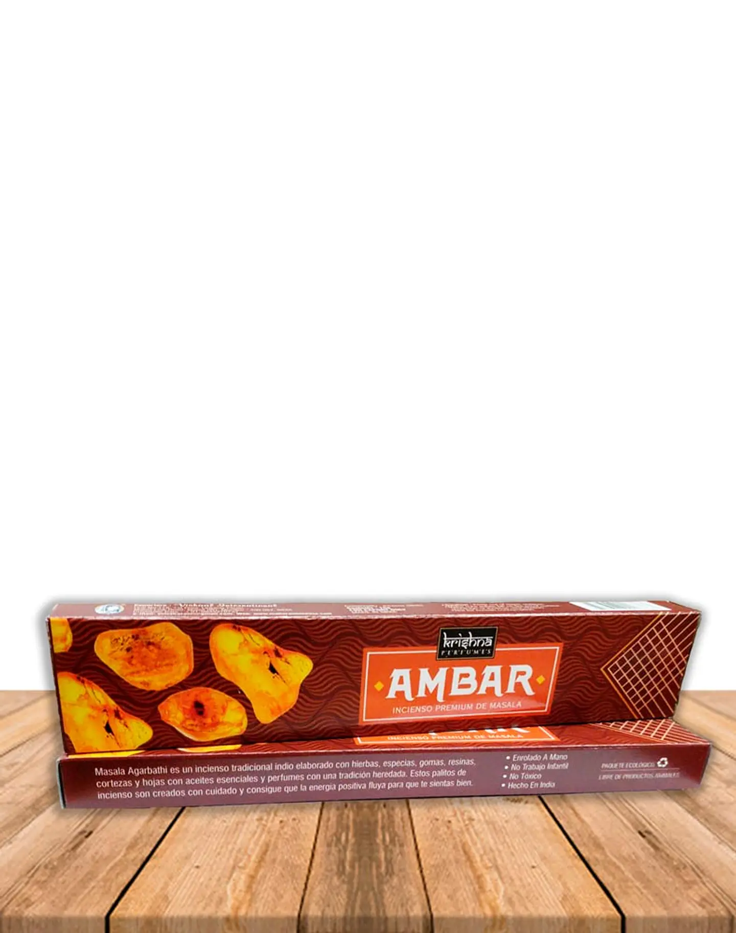 Incienso Krishna Premium Ámbar 15 grs 2