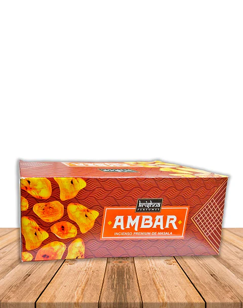 Incienso Krishna Premium Ámbar 15 grs