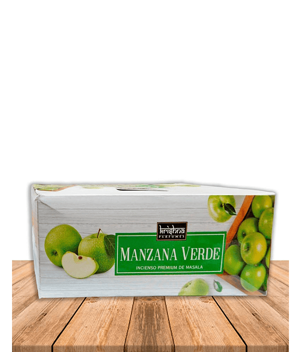 Incienso Krishna Premium Manzana Verde 