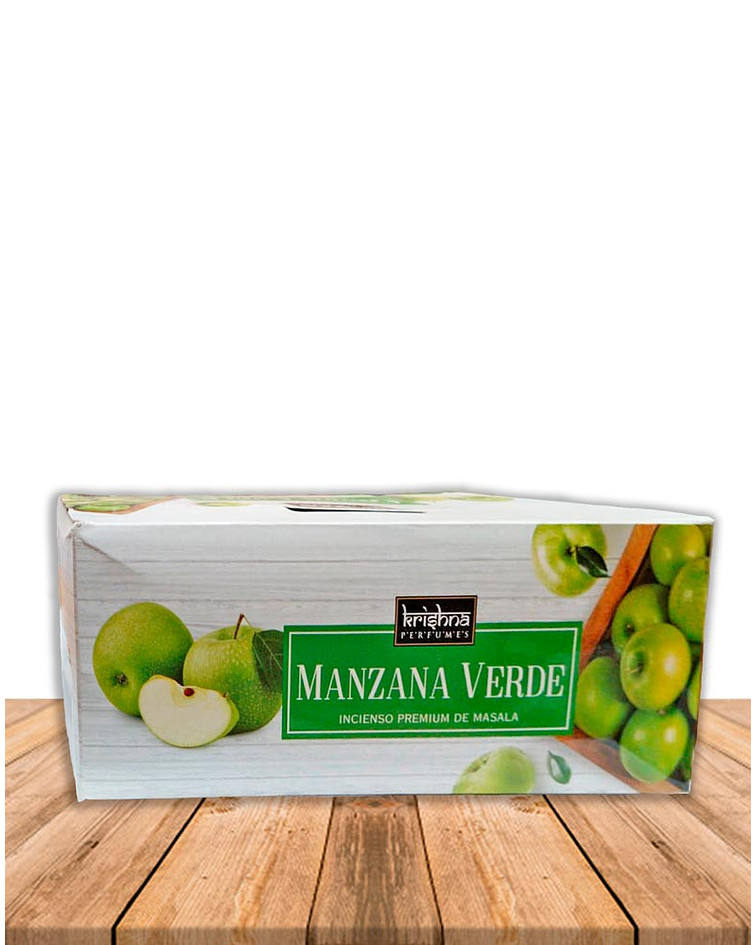 Incienso Krishna Premium Manzana Verde 