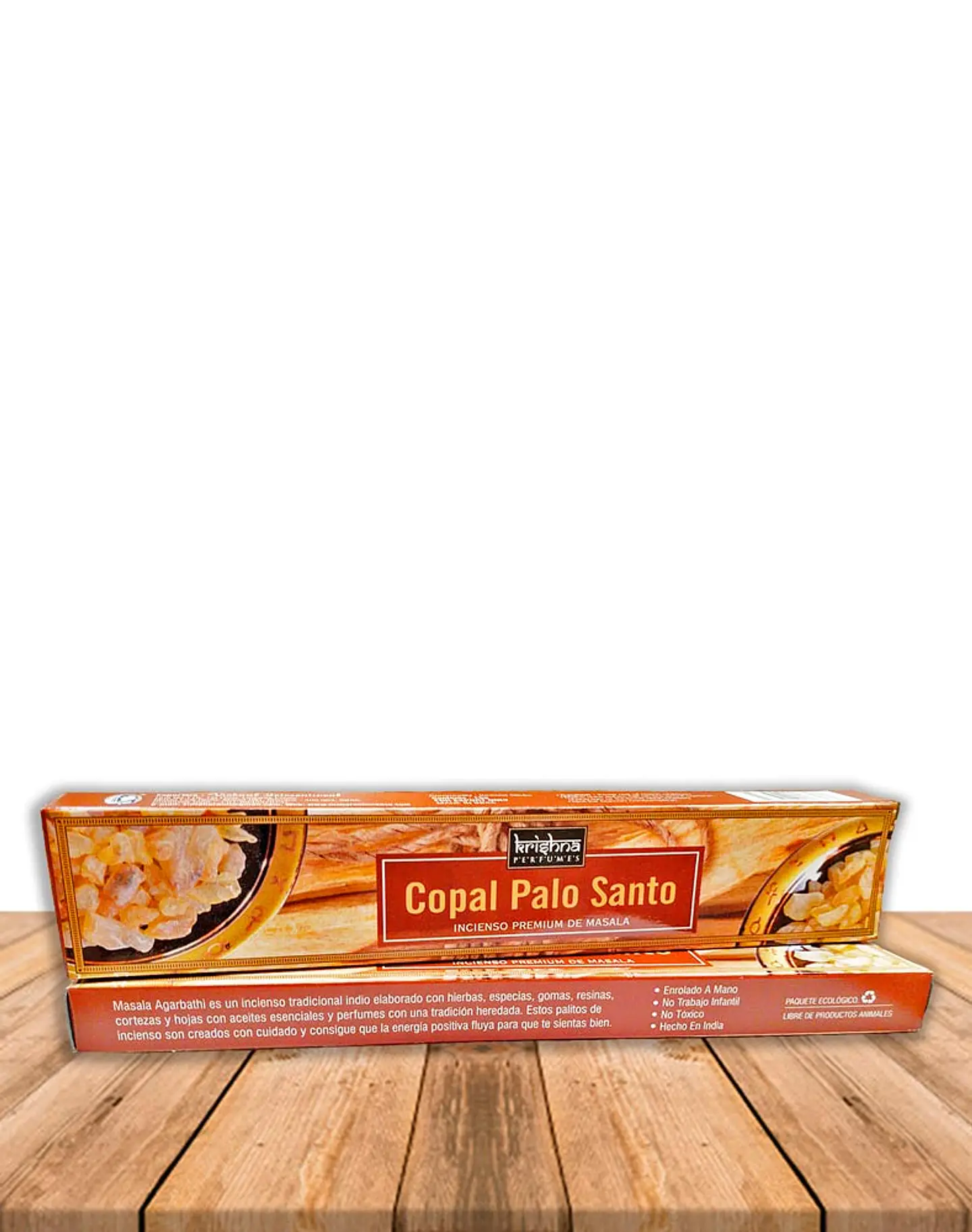 Incienso Krishna Premium Copal Con Palo Santo 15 grs 2