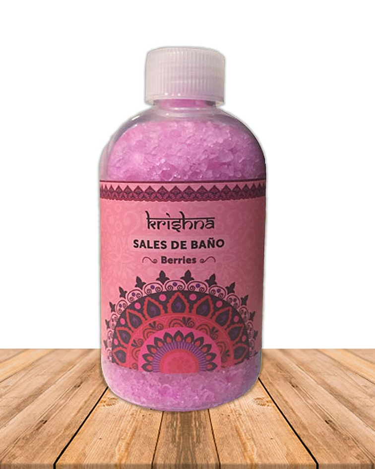 SAL DE BAÑO KRISHNA  BERRIES  250 ML.