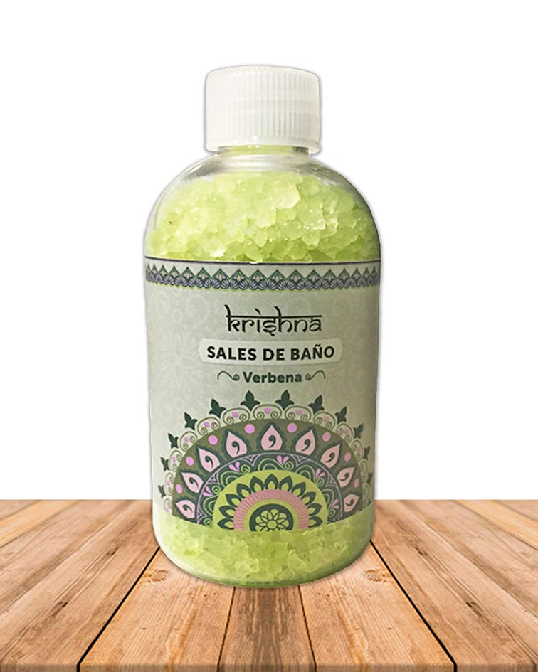 SAL DE BAÑO KRISHNA  VERBENA  250 ML.