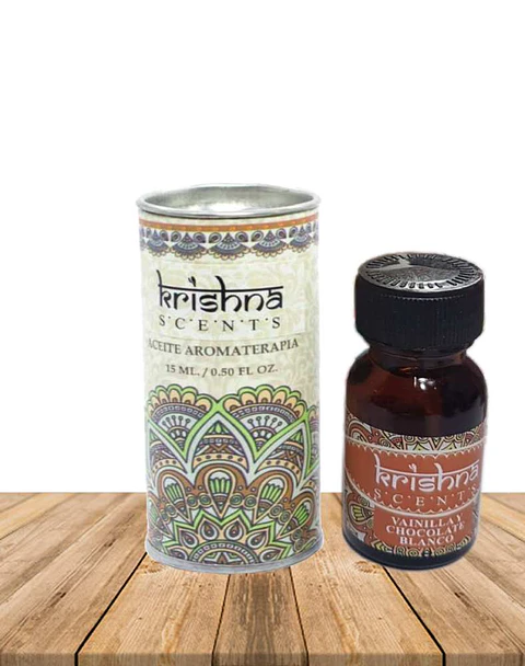 Aceite aromático Vainilla Chocolate Blanco Krishna 15 ml