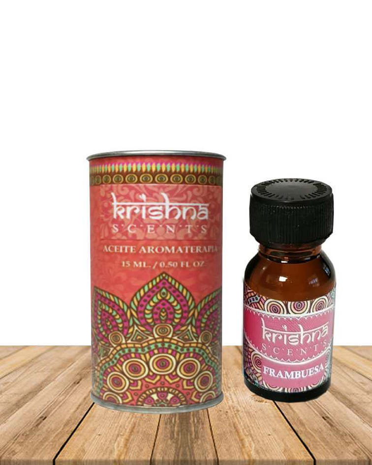 Aceites aromáticas Frambuesa Krishna 15 ml