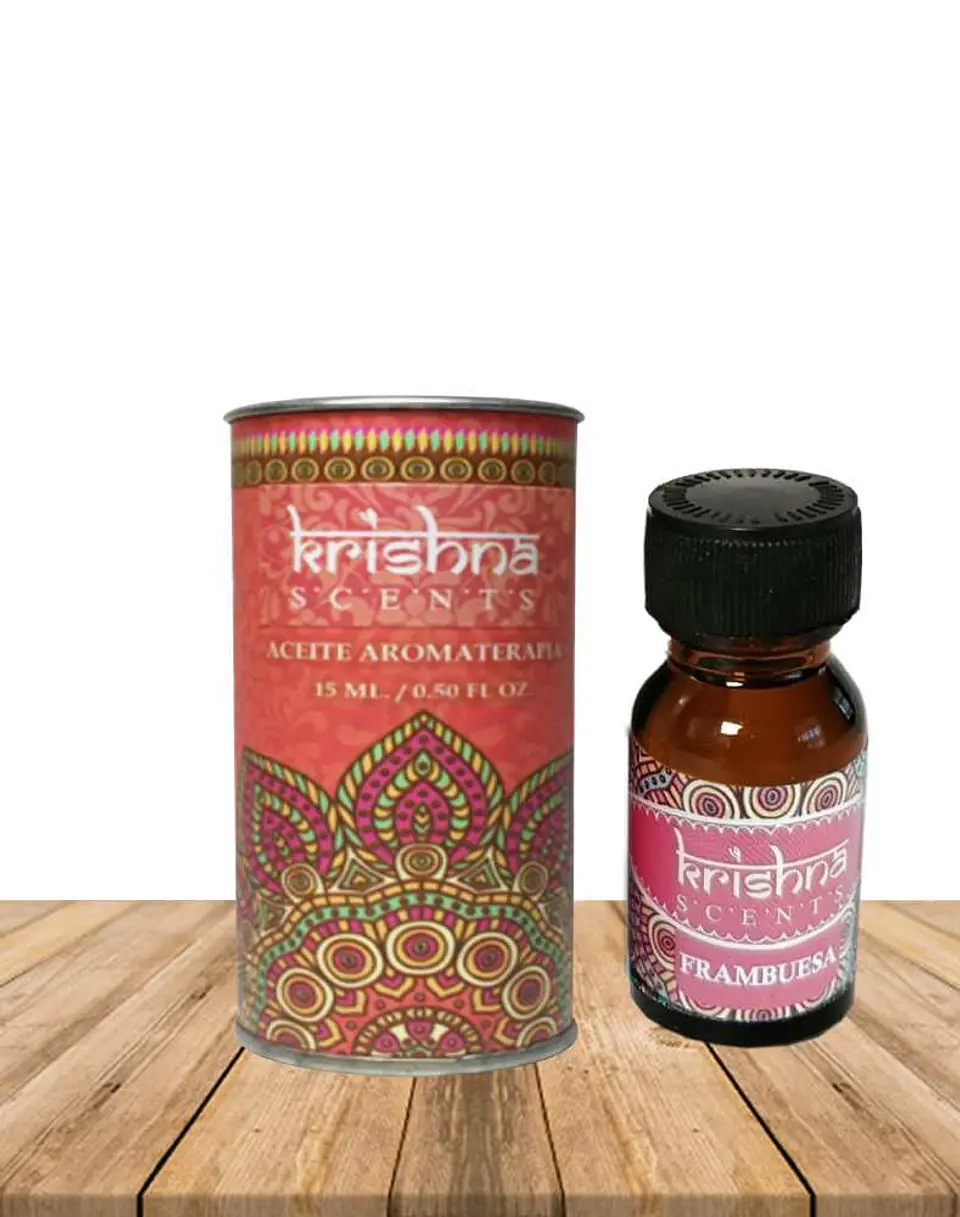 Aceite aromático Frambuesa Krishna 15 ml 1