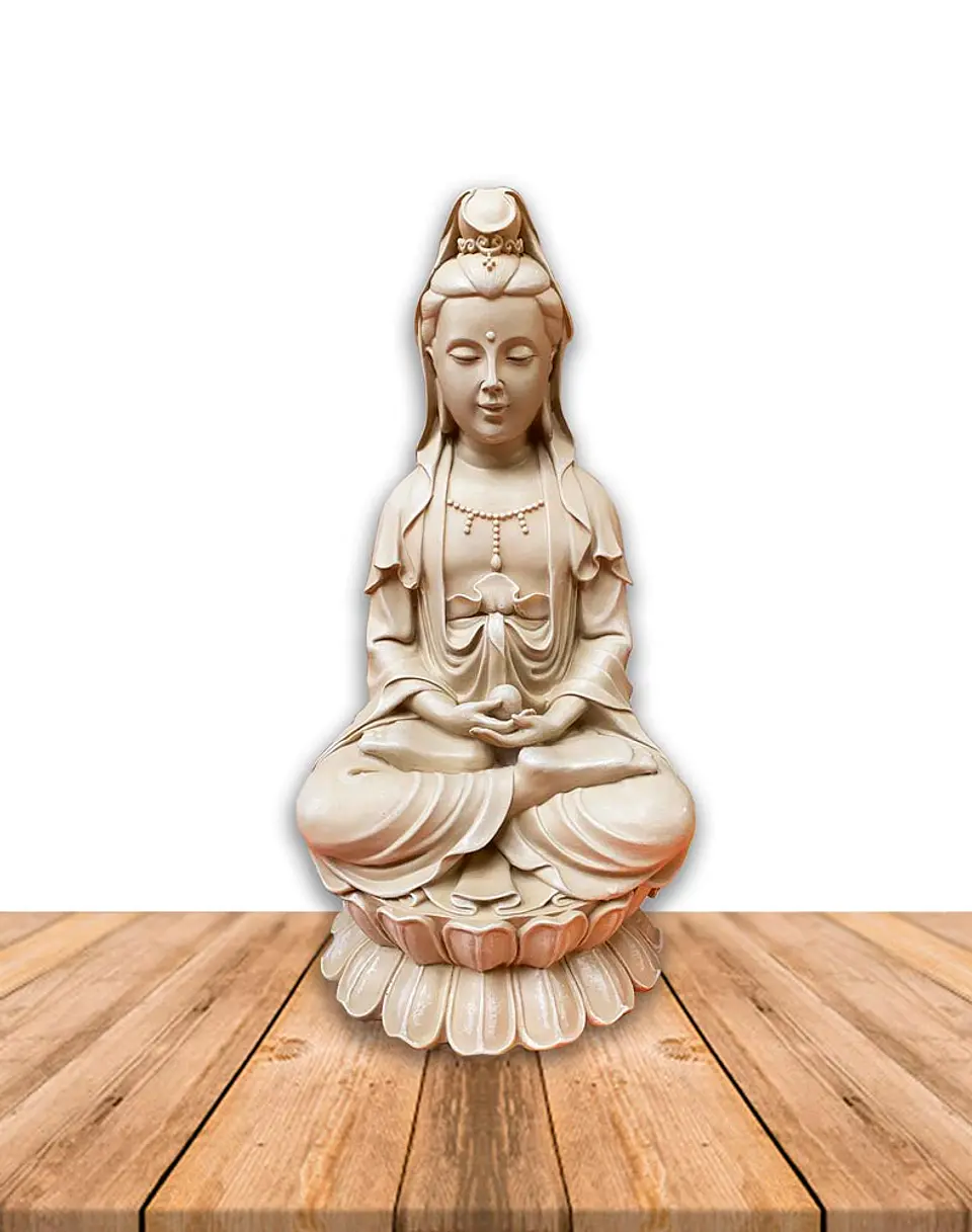 FIGURA POLIRESINA QUAN JIN  15'5 JI19-010 1