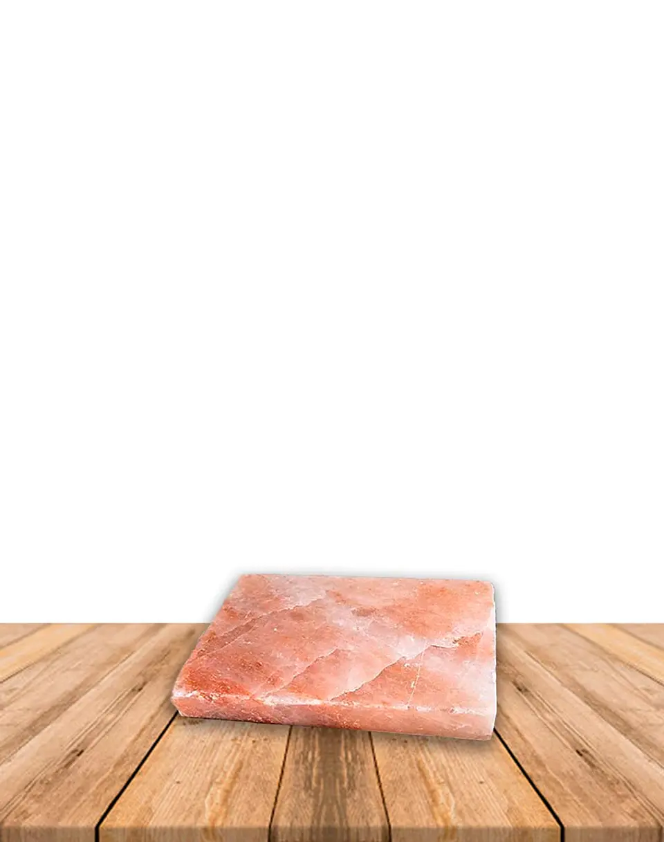 Tabla De Sal Del Himalaya  Bloque con Bandeja 2