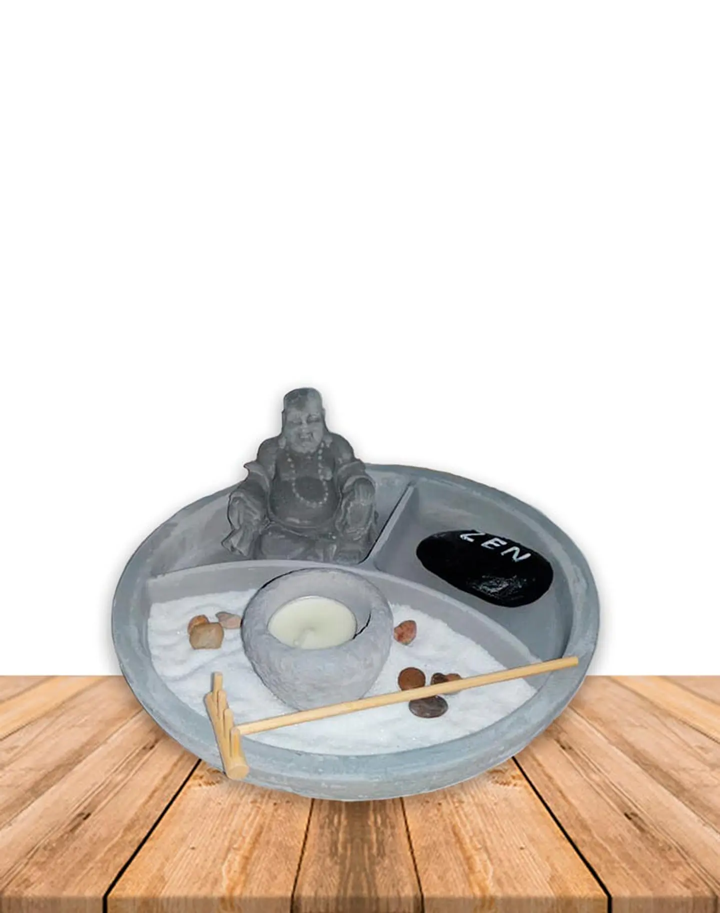 Jardin Zen Buda Sonriendo JI19-031 1