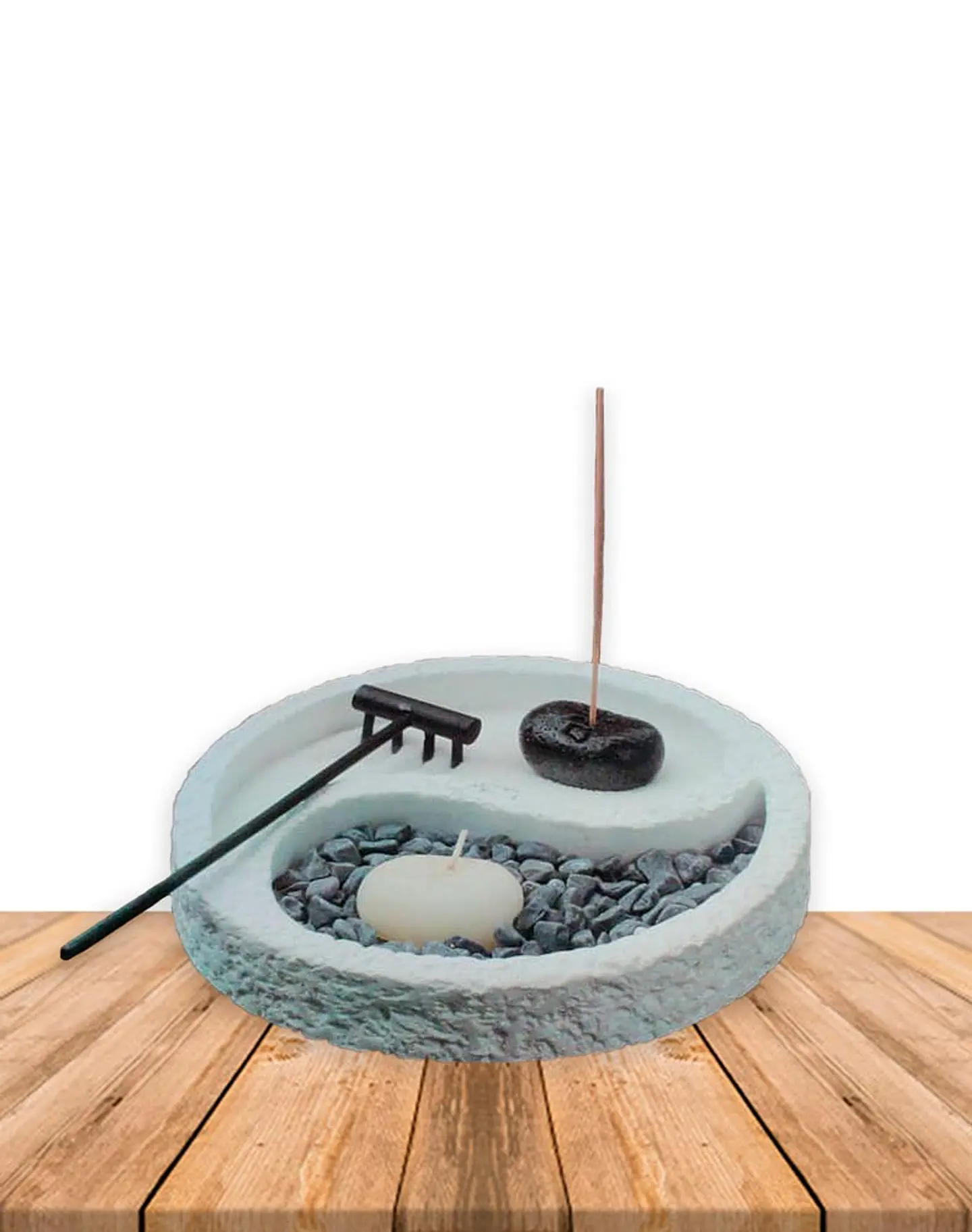 Jardin  Zen Yin Yang blanco JI19-029 1