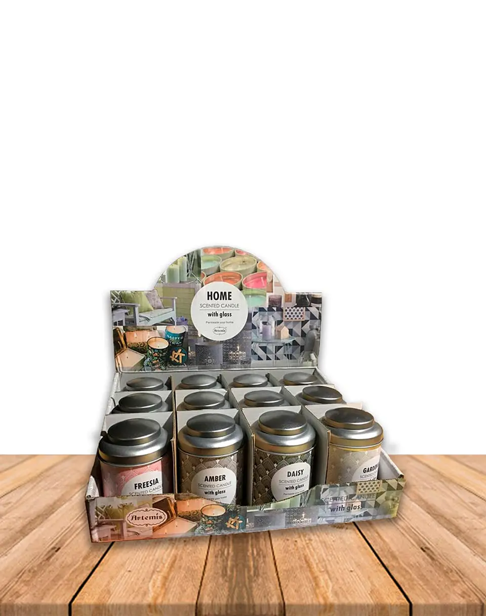 Vela Aromatica Surtida Home Fragance Lata Mediana  JI19-464  1
