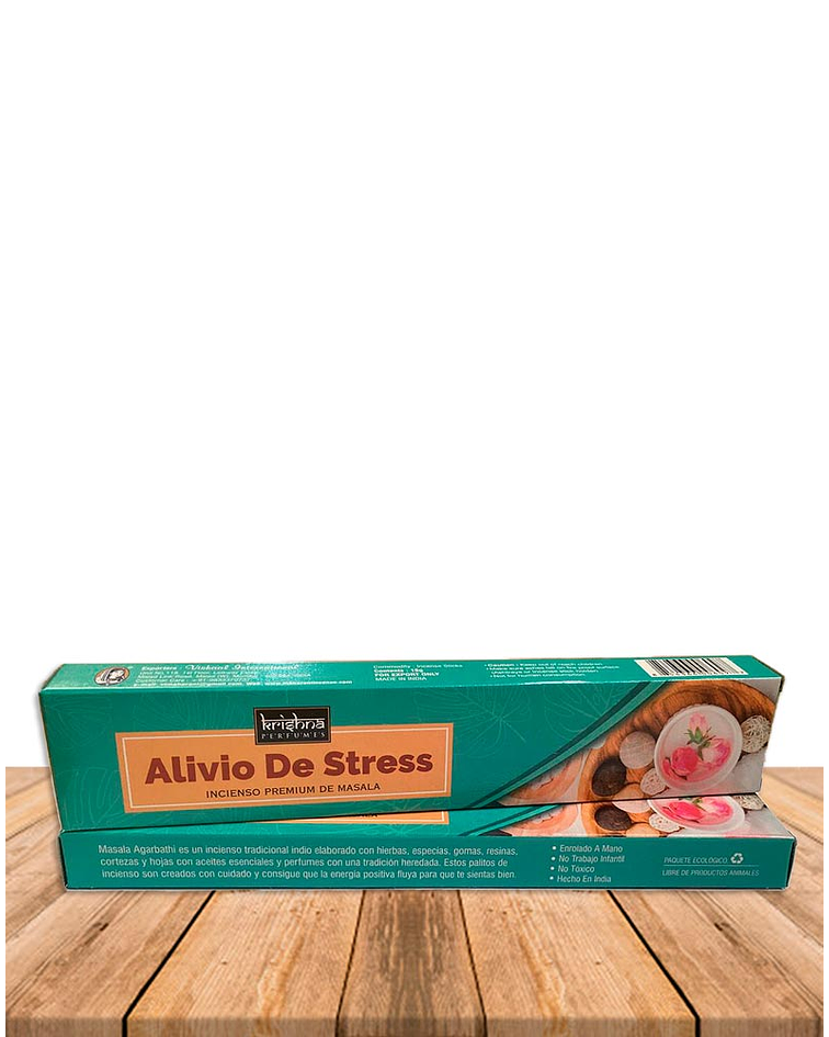 Incienso Krishna Premium Alivio de Stress