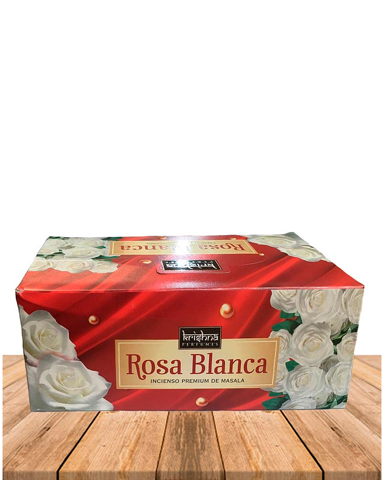 Incienso Krishna Premium Rosa Blanca