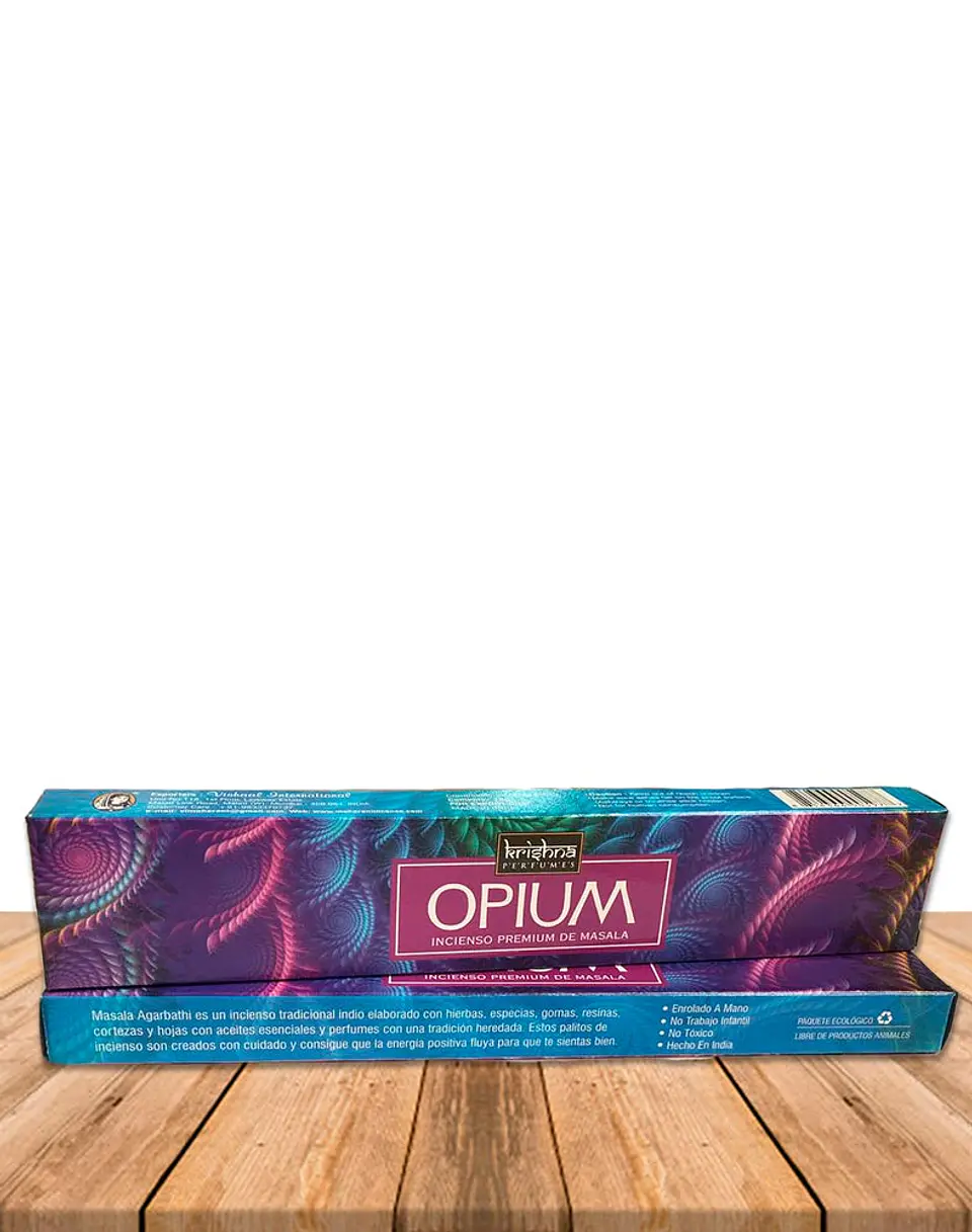 Incienso Krishna Premium Opium 15 grs 2