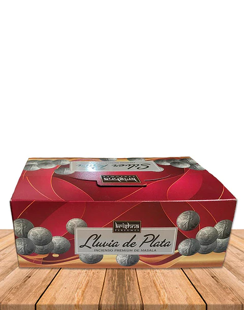 Incienso Krishna Premium Lluvia de Plata 15 grs