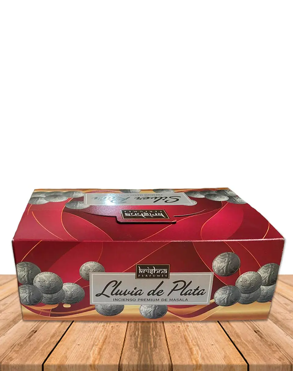 Incienso Krishna Premium Lluvia de Plata 15 grs 1