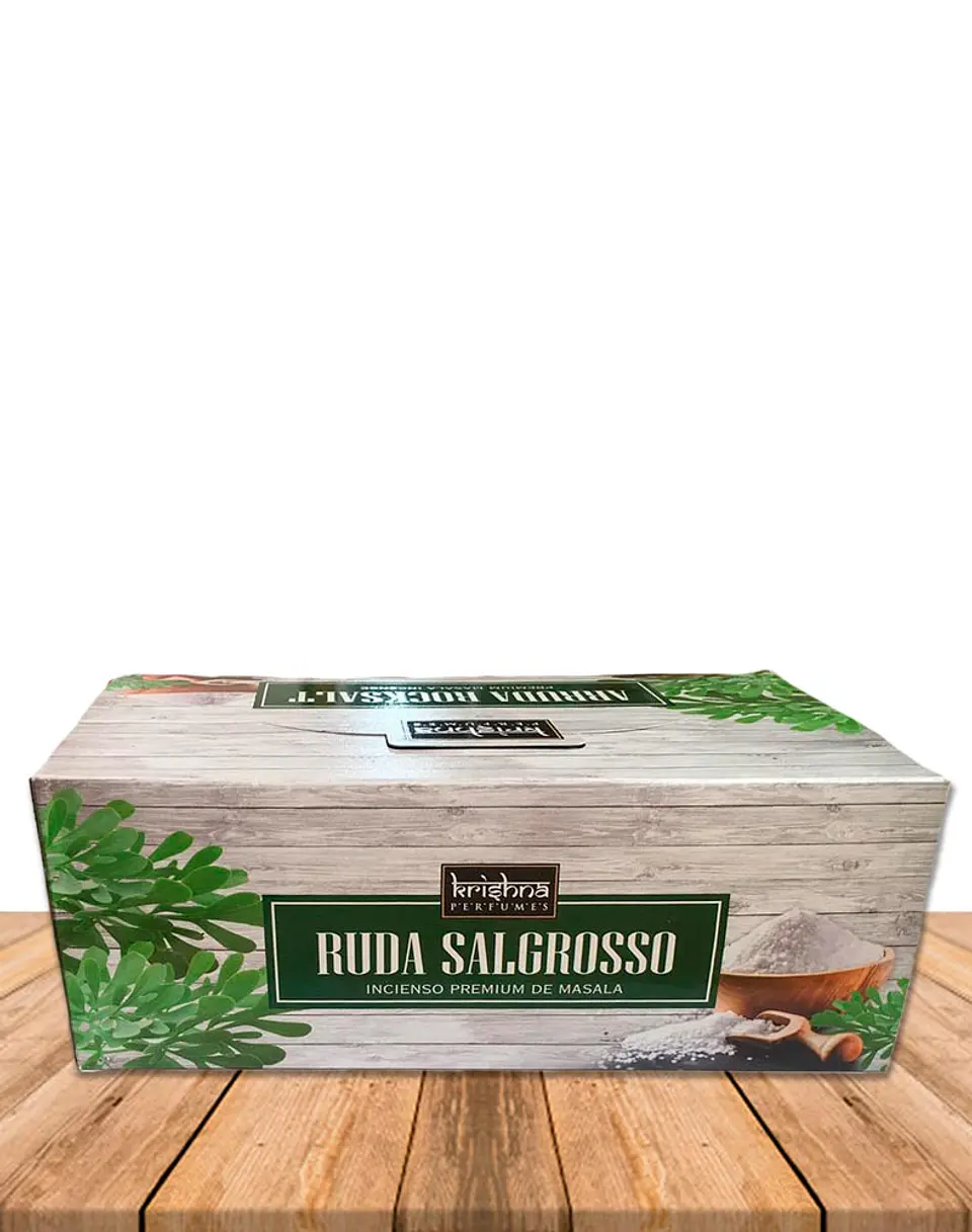 Incienso Krishna Premium Ruda Sal Gruesa 15 grs 1