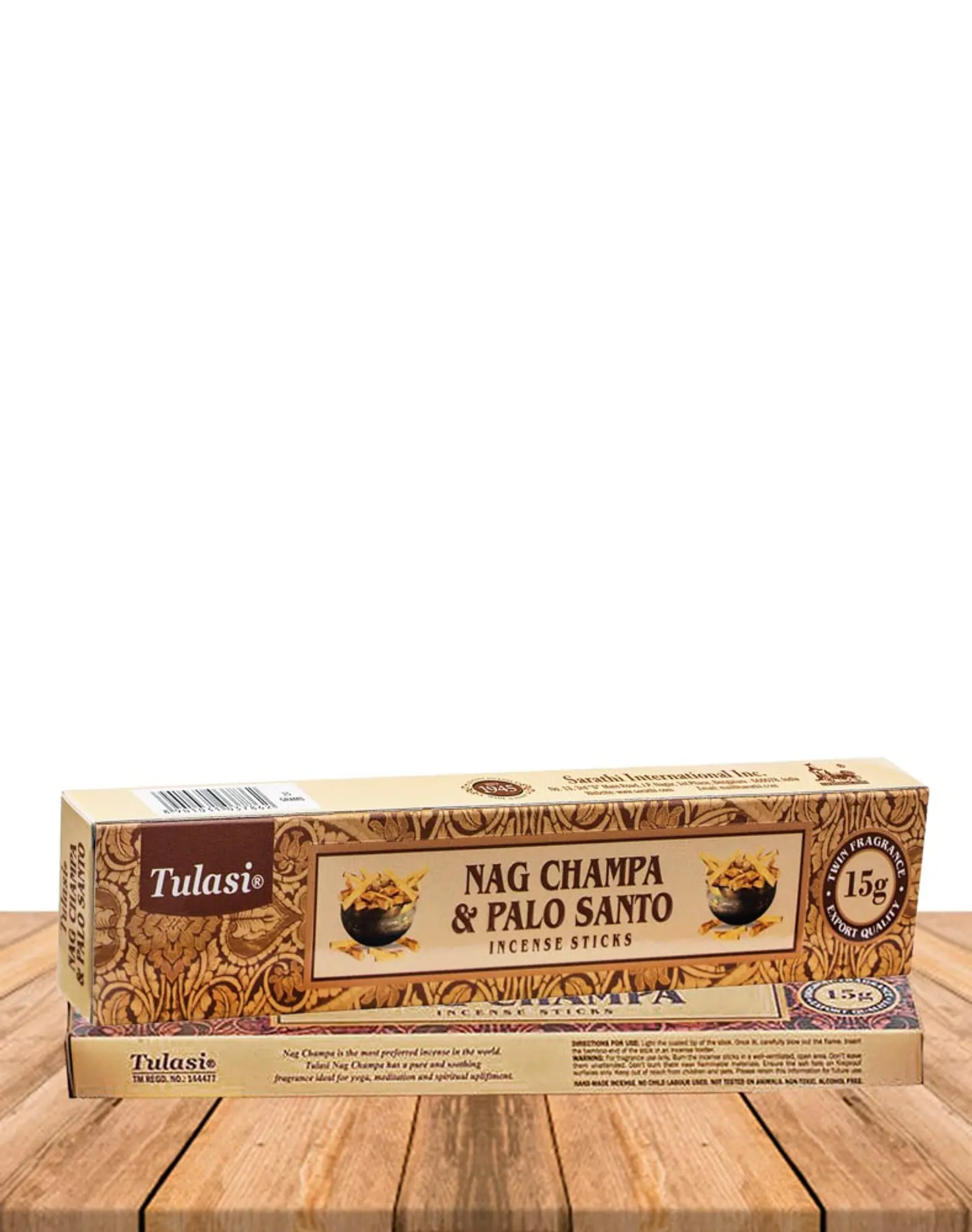 Incienso Tulasi Nag champa & Palo Santo 2