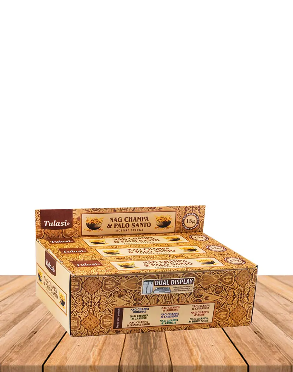 Incienso Tulasi Nag champa & Palo Santo 1