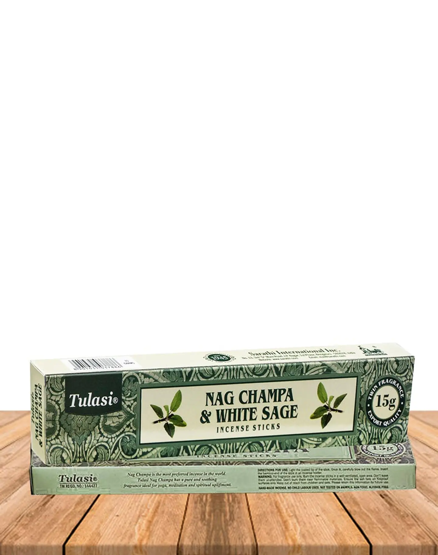 Incienso Tulasi Nag champa & Salvia Blanca  2