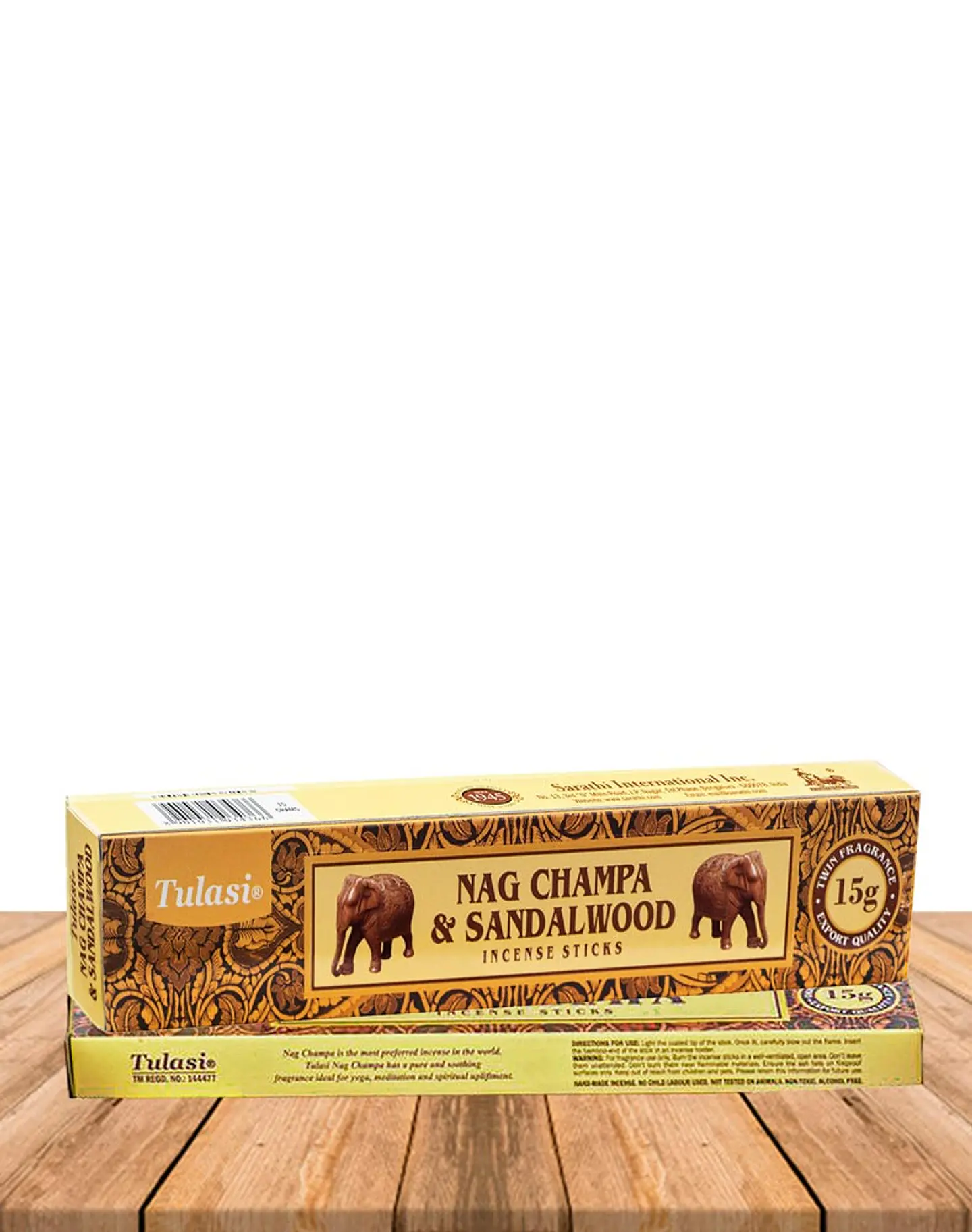 Incienso Tulasi Nag champa & Sándalo  2