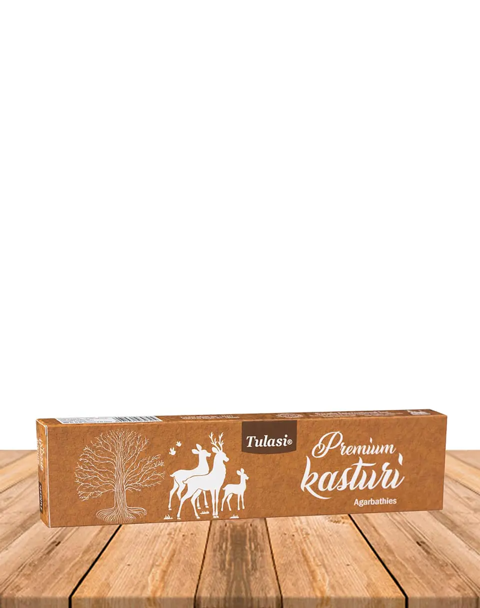 Incienso Tulasi Premium Kasturi 25Gr 1