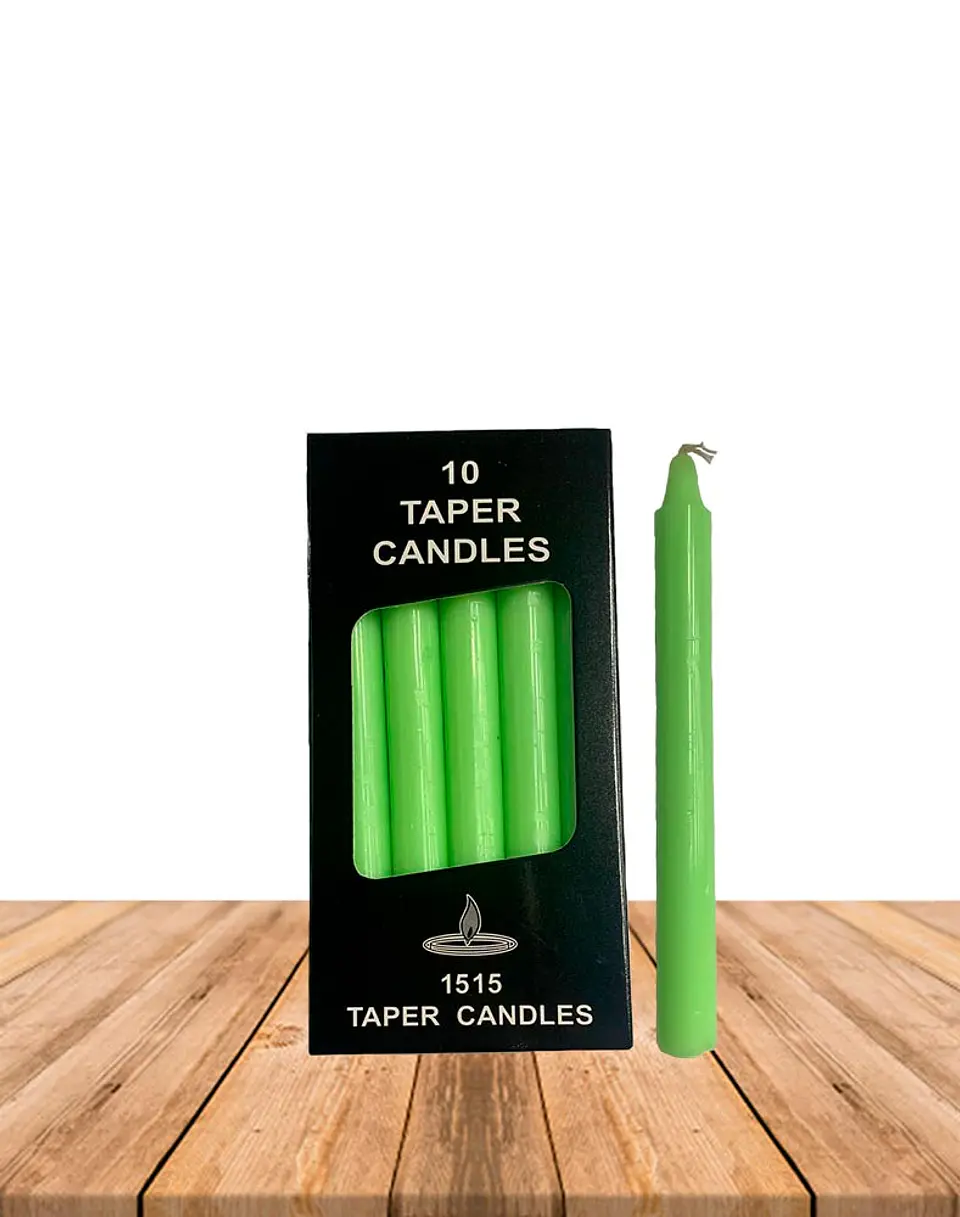 Velas Taper Colores 15