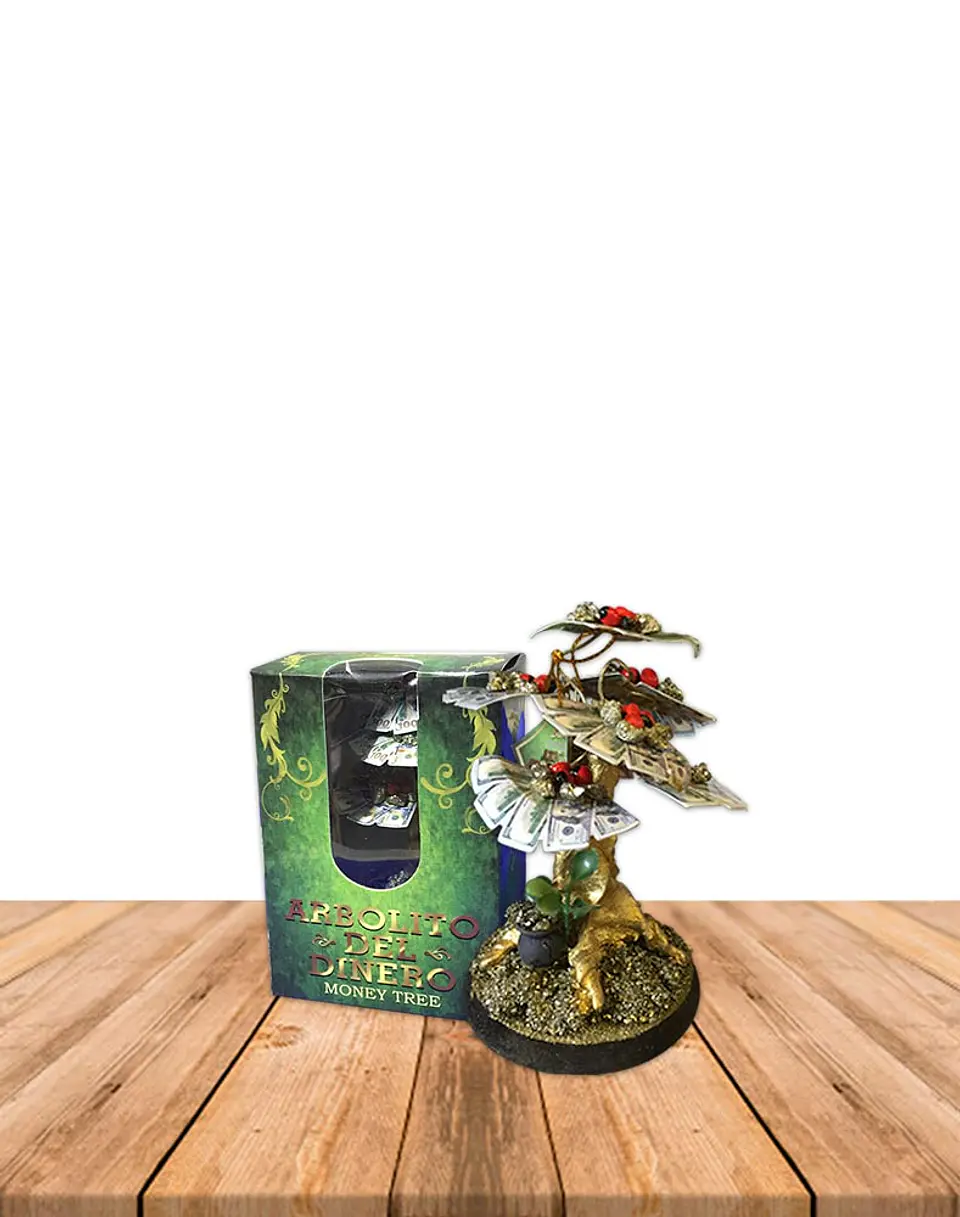 Árbol Bonsai Con Billetes Grande 1