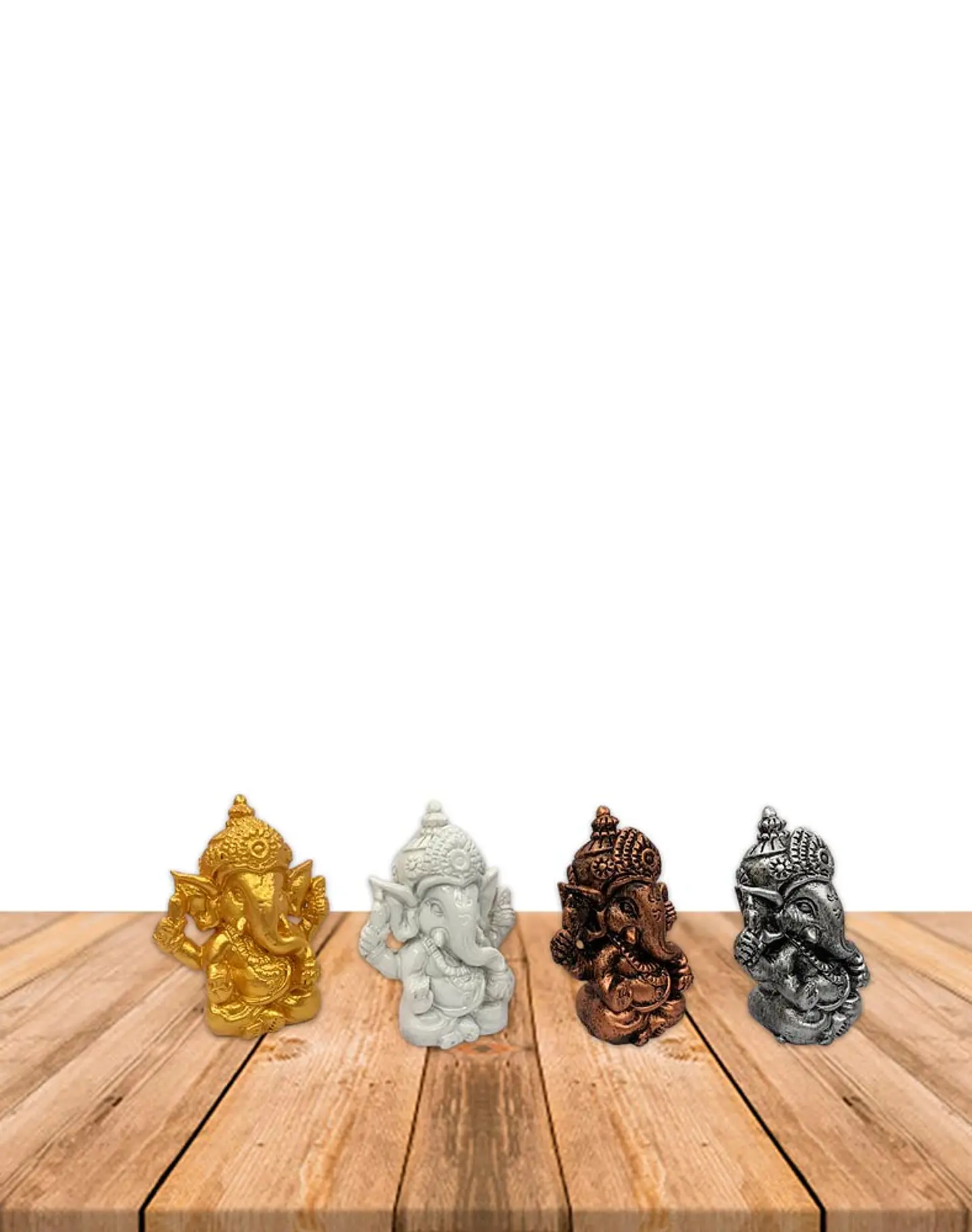 Set Figura Ganesh  Poliresina  2