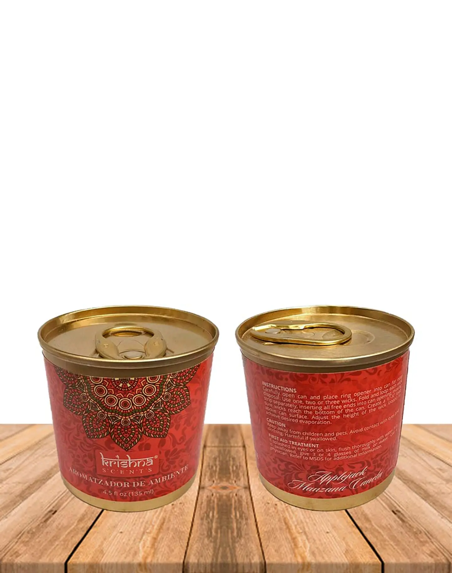 Aromatizador en Lata Krishna Manzana Canela 135 ML  2