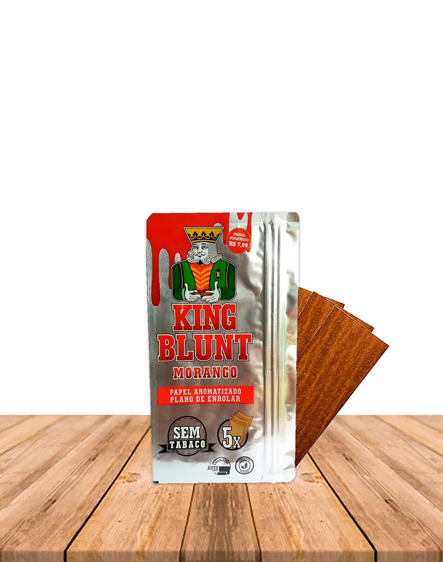 Promoción  King Blunt  x5  Frutilla 3