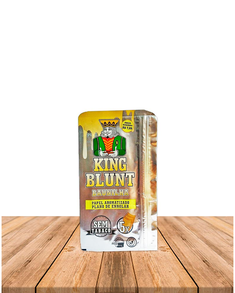 Promoción  King Blunt  x5  Vainilla