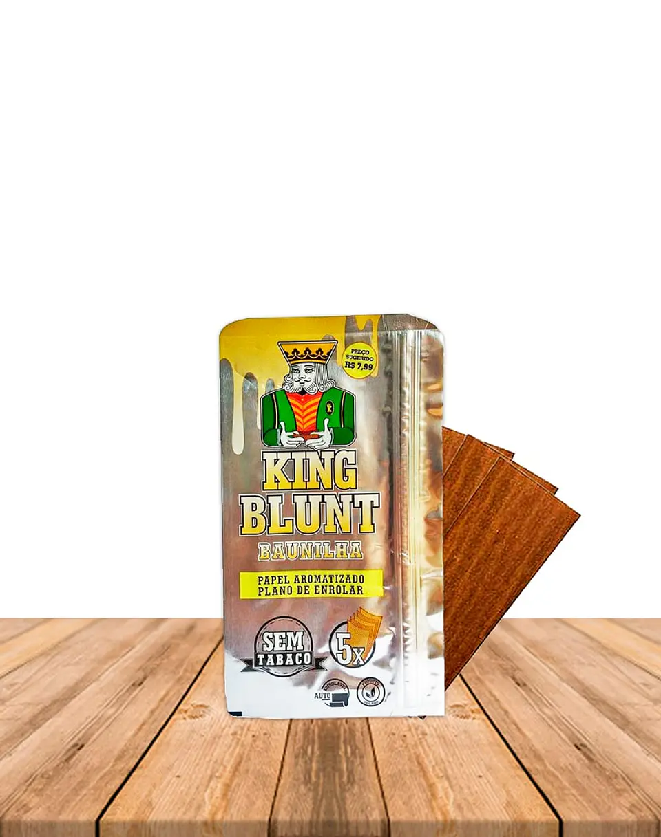 Promoción  King Blunt  x5  Vainilla 3