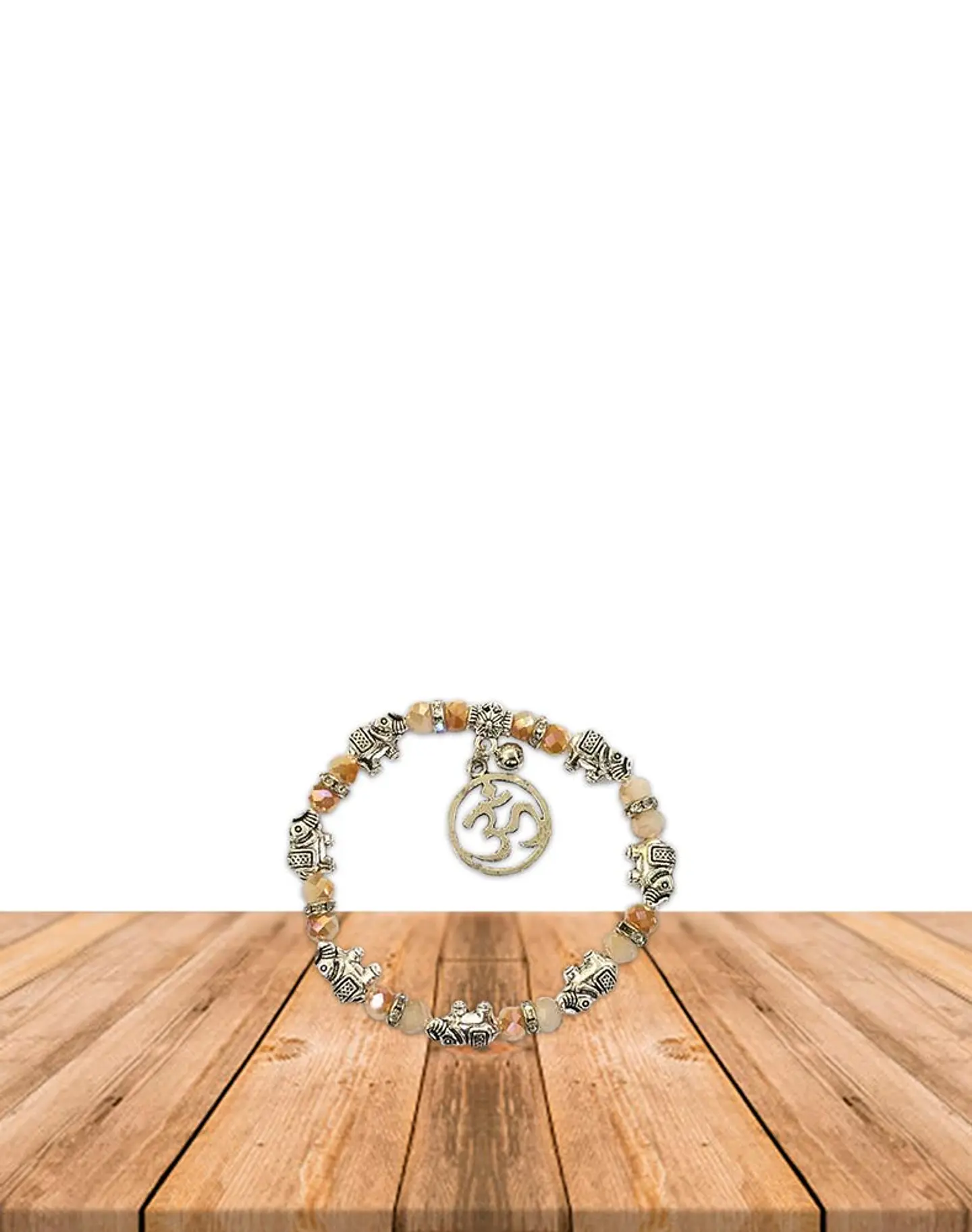 Pulsera OM Con Piedras De Colores JI19-371 4
