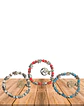 Pulsera OM Con Piedras De Colores JI19-371 - Miniatura 2