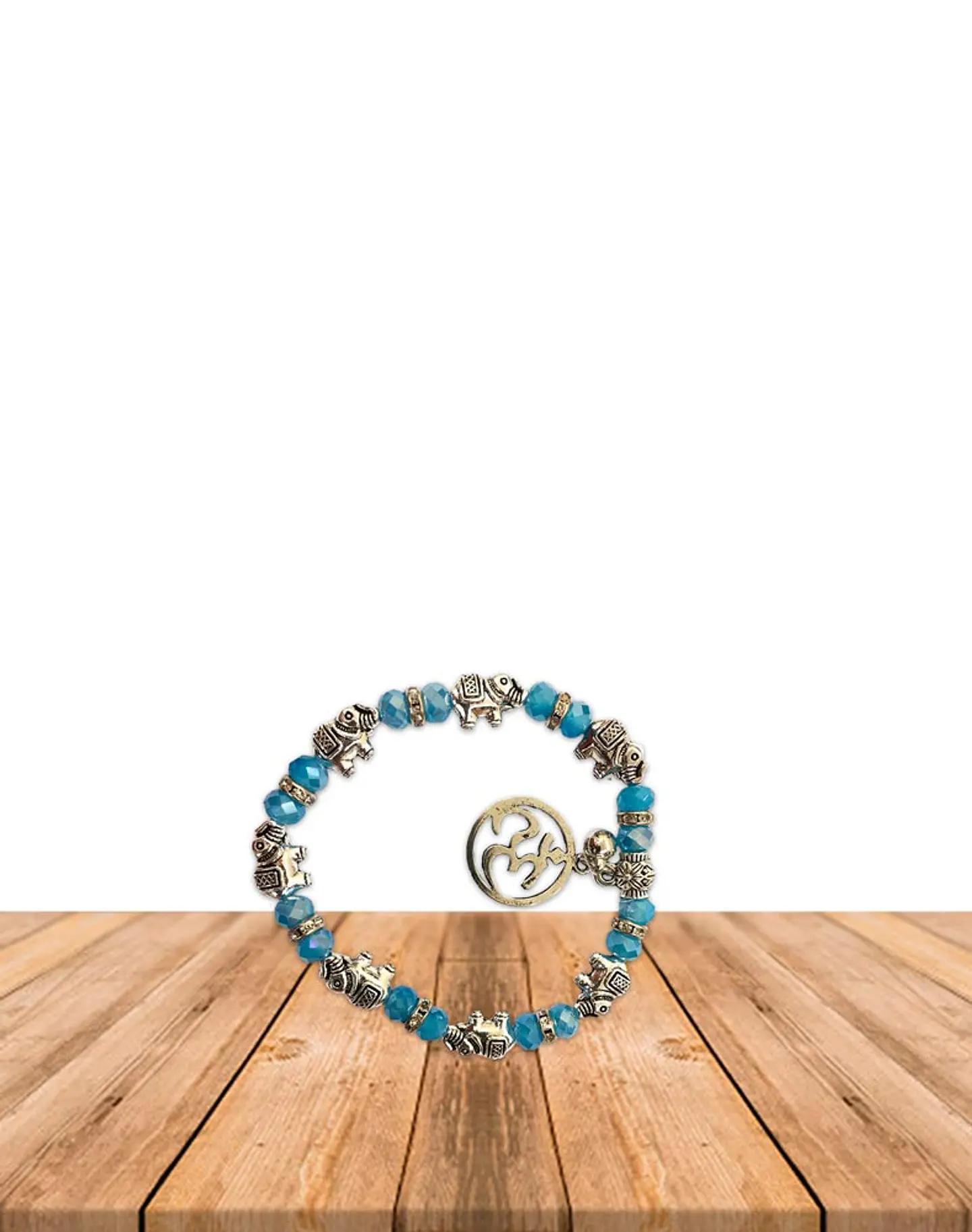 Pulsera OM Con Piedras De Colores JI19-371 8