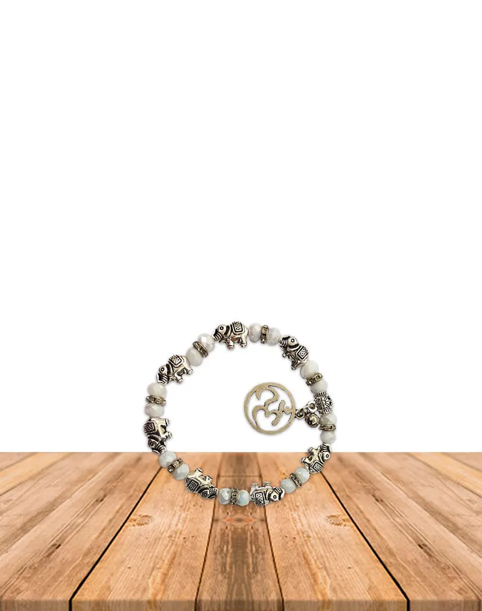Pulsera OM Con Piedras De Colores JI19-371 6