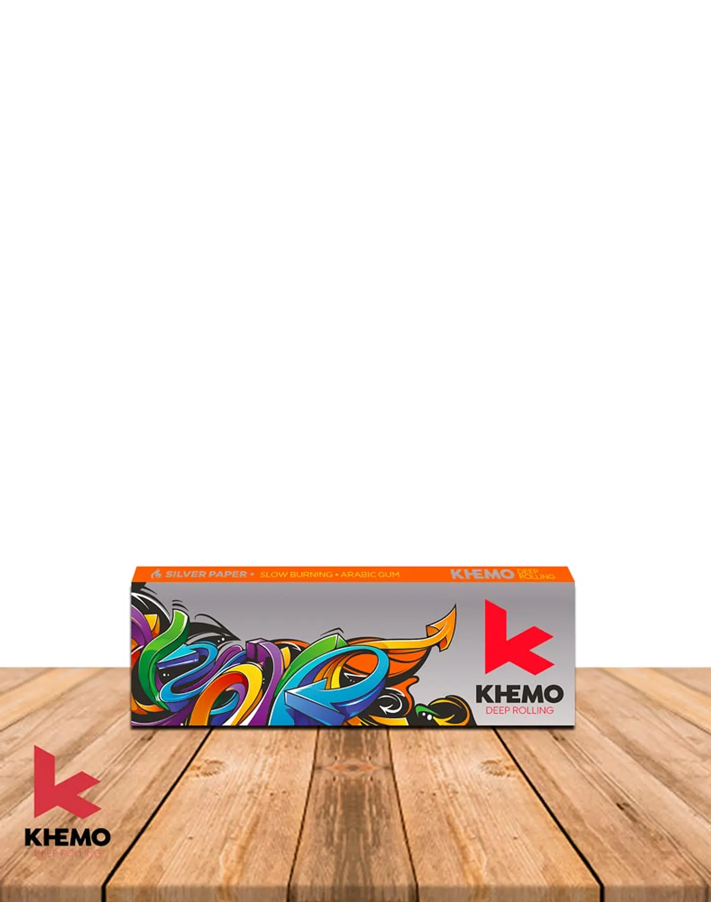 Papelillo Khemo Silver 1 1/4 (Blanco)  1