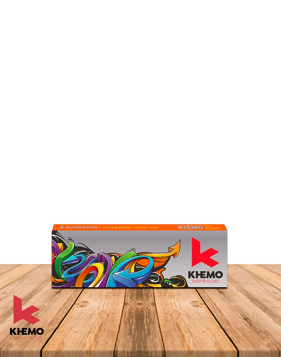 Papelillo Khemo Silver 1 1/4 (Blanco)  1